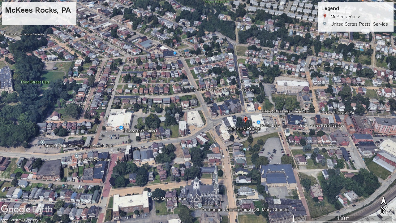McKees Rocks, PA: Low Prices, River Heritage and Revitalization Near the City