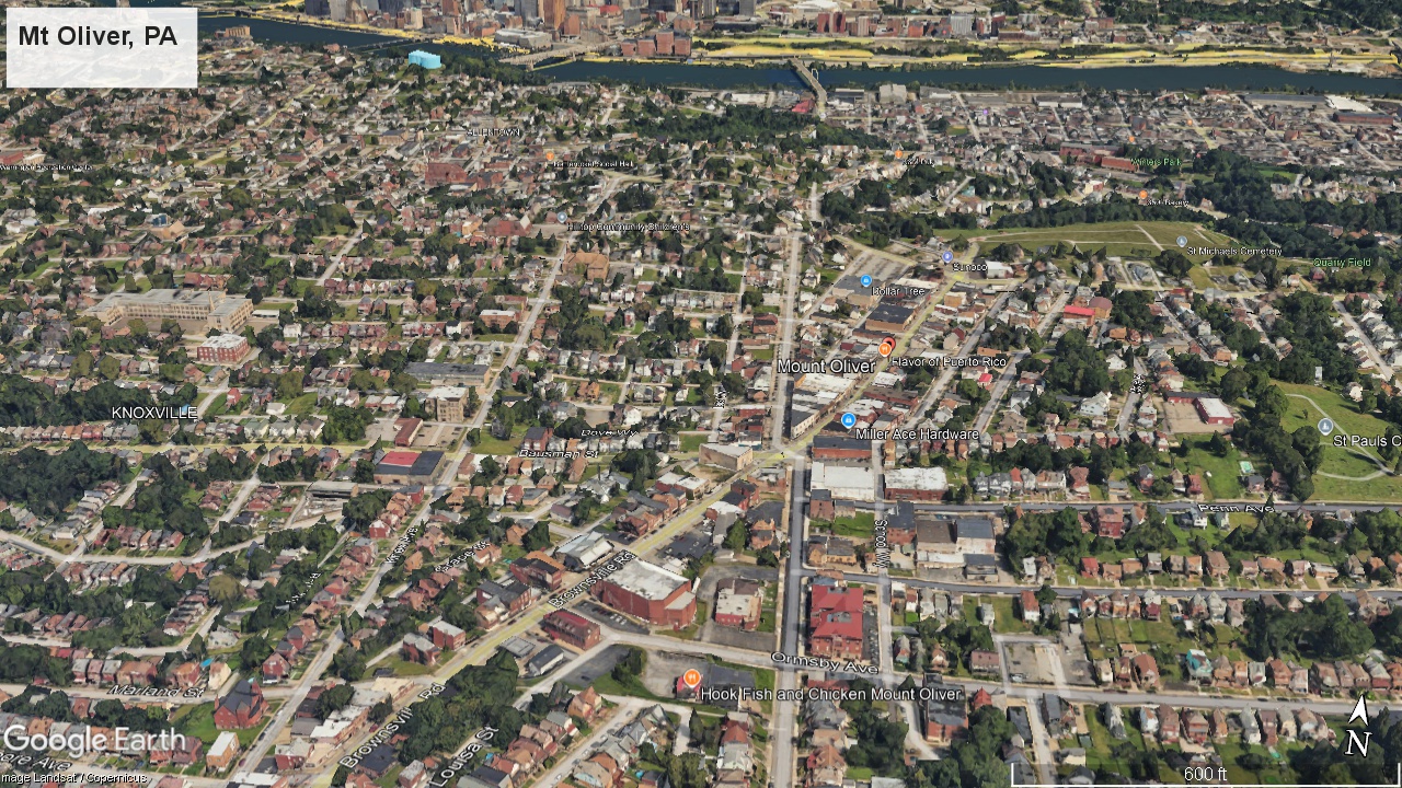 Mt. Oliver, PA: A Tiny, Affordable Borough Surrounded by the City