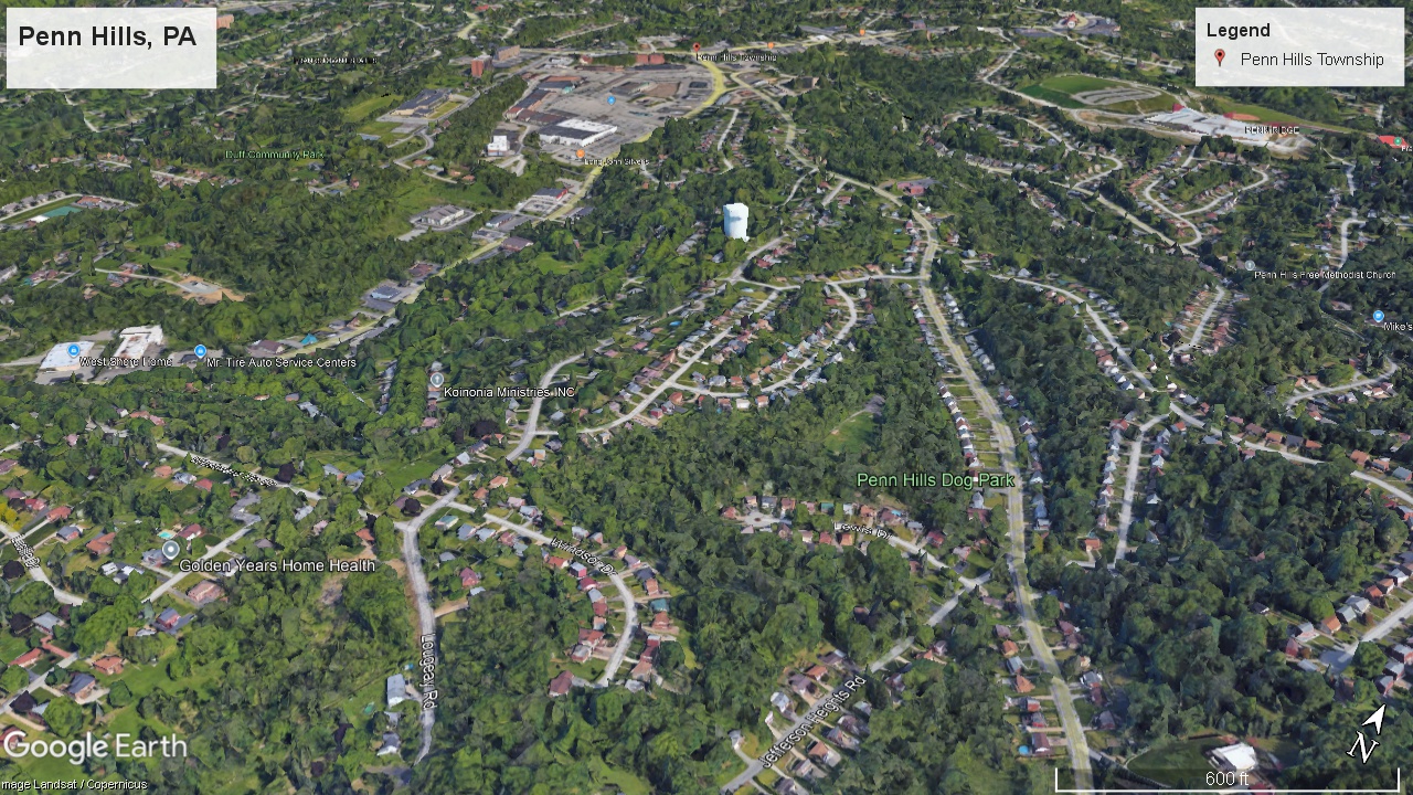 Penn Hills, PA: Space, Variety and Mid-Range Prices 10 Miles East of the City